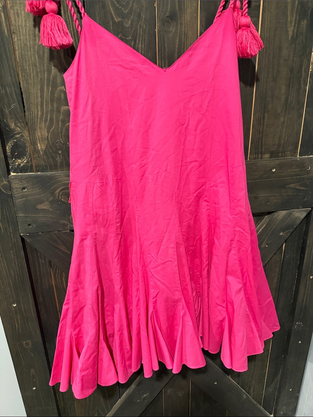 RHONE Hot Pink V-Neck Sundress